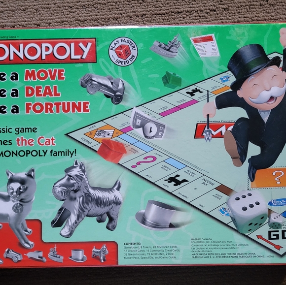 NWOT HASBRO Monopoly Game - Picture 2 of 2